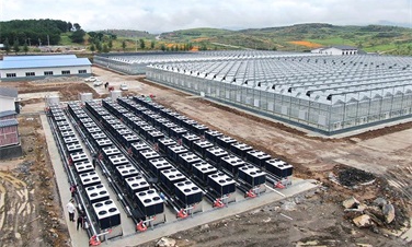 助力綠色農(nóng)業(yè)發(fā)展！貴州3萬(wàn)平蔬菜大棚建設(shè)碧淶空氣能采暖工程